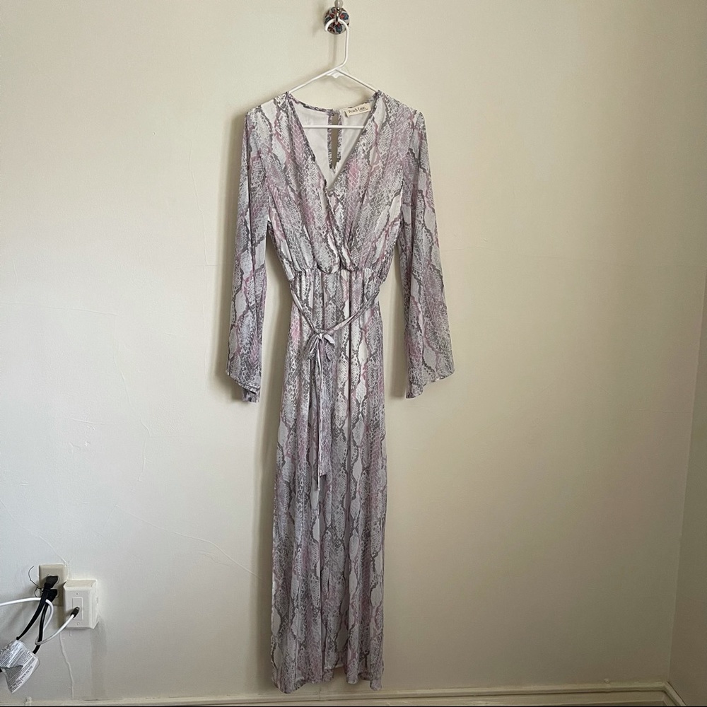 Snake Print Maxi